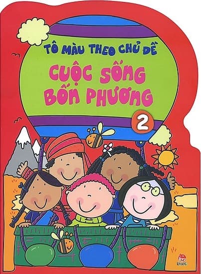 Sách Tô Màu Theo Chủ Đề - Cuộc Sống Bốn Phương - Tập 2 - Theo Theobald