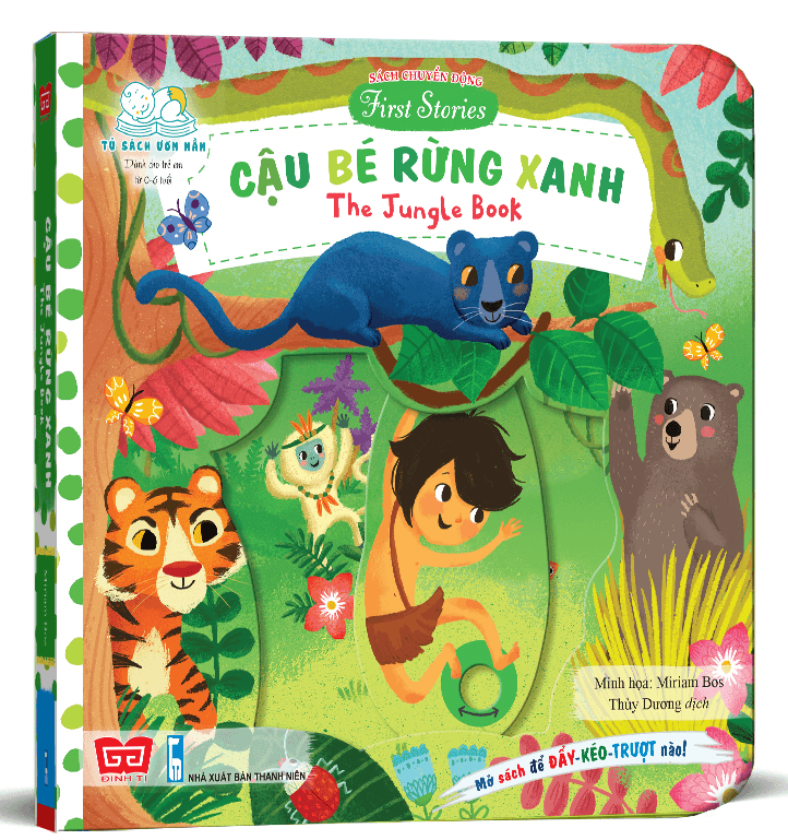 Sách Sách Chuyển Động - First Stories - The Jungle Book - Cậu Bé Rừng Xanh - The First Wild Boar 02 Studio