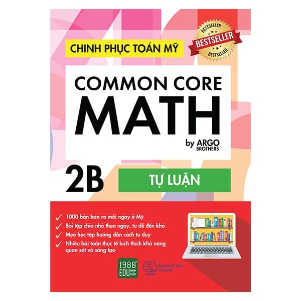 Sách Chinh Phục Toán Mỹ - Common Core Math (Tập 2B) - Argo Brothers