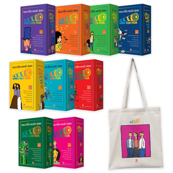 Sách Combo Boxset Kính Vạn Hoa - Bộ Kỉ Niệm 30 Năm: Box 1 - 9 (Bộ 9 Hộp) - Nguyễn Nam