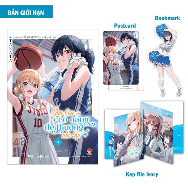 Sách Làm Bạn Với Cô Nàng Dễ Thương Nhì Lớp - Tập 4 - Bản Giới Hạ - Takata