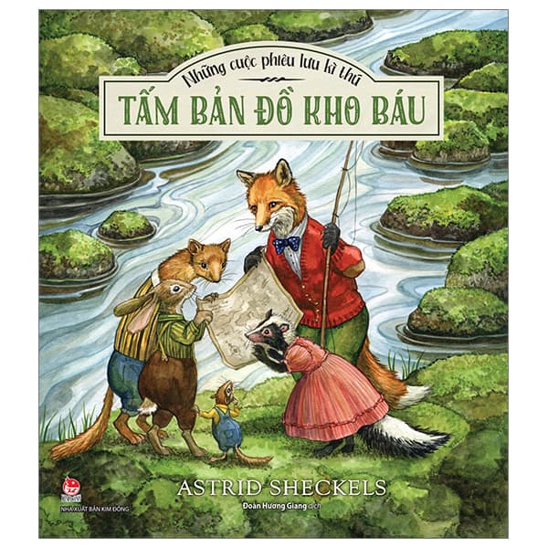 Sách Những Cuộc Phiêu Lưu Kì Thú - Tấm Bản Đồ Kho Báu - Astrid Sheckels