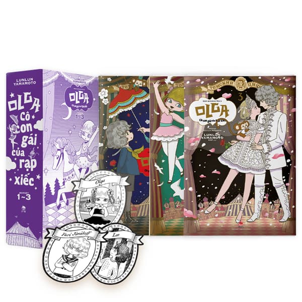 Truyện Tranh Boxset Olga - Cô Con Gái Của Rạp Xiếc (Bộ 3 Cuốn) - Tặng K - Gã