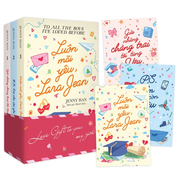 Sách Bộ Sách To All The Boys I've Loved Before: Tập 1 - 3 (Bộ 3 Tập) - Tặng - Jenny Han