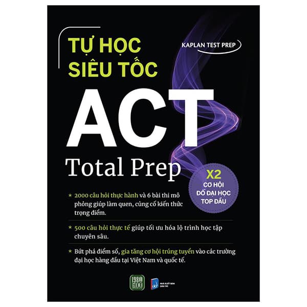 Sách Tự Học Siêu Tốc - ACT Total Prep - Kaplan Test Prep