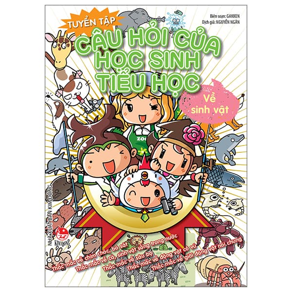 Sách Tuyển Tập Câu Hỏi Của Học Sinh Tiểu Học - Về Sinh Vật (Tái B� - Gakken
