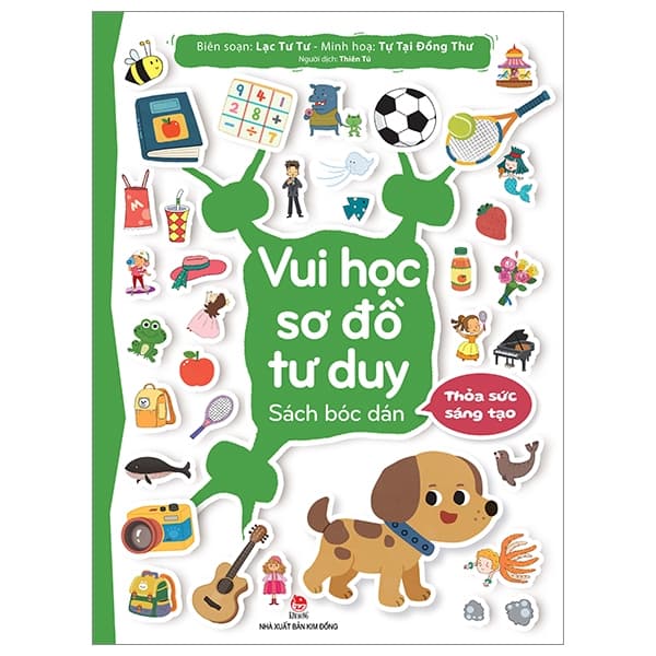 Sách Vui Học Sơ Đồ Tư Duy - Sách Bóc Dán - Thỏa Sức Sáng Tạo