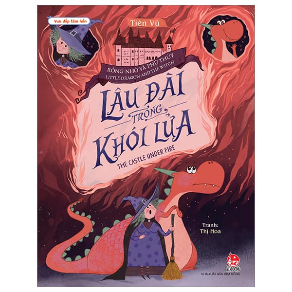 Sách Vun Đắp Tâm Hồn - Rồng Nhỏ Và Phù Thủy - Little Dragon And The Witc - Kim Ân