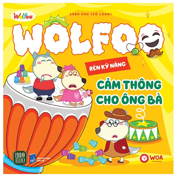 Sách Wolfoo Rèn Kỹ Năng - Cảm Thông Cho Ông Bà - 1980Edu
