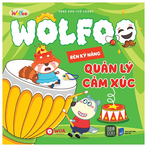 Sách Wolfoo Rèn Kỹ Năng - Quản Lý Cảm Xúc - 1980Edu