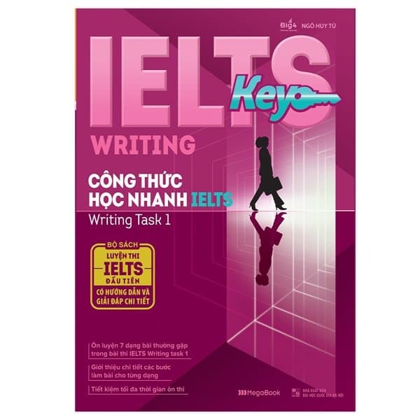 Sách Ielts Key Writing - Công Thức Học Nhanh Ielts Writing Task 1 - Ngô Huy Tú
