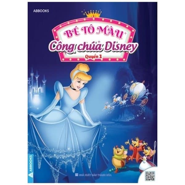 Sách Bé Tô Màu - Công Chúa Disney Quyển 1 - ABBOOKS