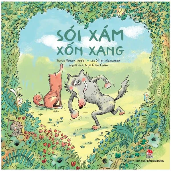 Sách Sói Xám Xốn Xang - Ronan Badel