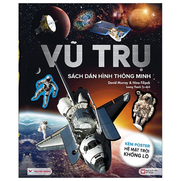 Sách Vũ Trụ - Sách Dán Hình Thông Minh - Minh Minh