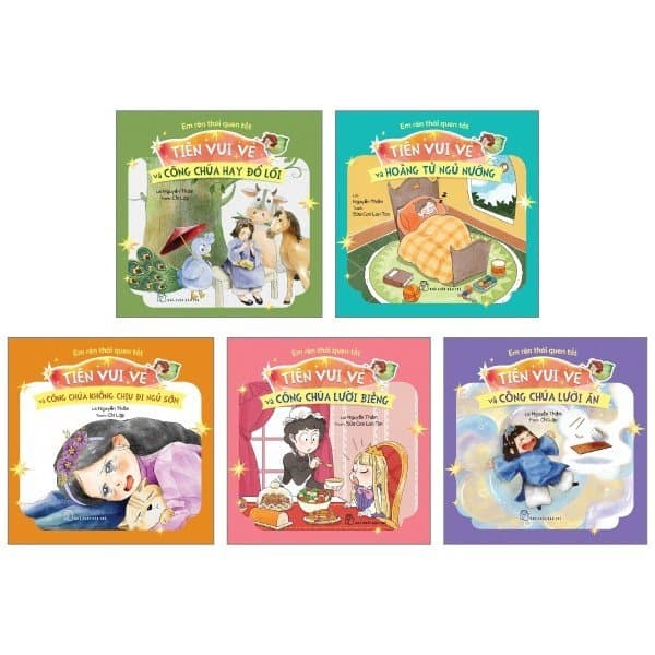 Sách Bộ Sách Em Rèn Thói Quen Tốt - Tiên Vui Vẻ (Bộ 5 Cuốn) - Nguyễn Thắm