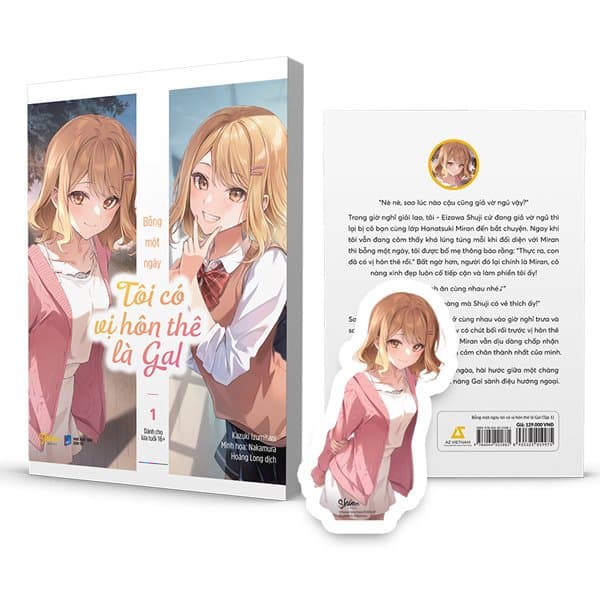 Sách Bỗng Một Ngày Tôi Có Vị Hôn Thê Là Gal - Tập 1 - Tặng Kèm Bookma - Kazuki Izumitani