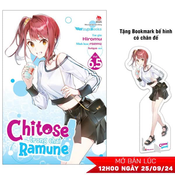 Sách Chitose Trong Chai Ramune - Tập 6.5 - Tặng Kèm Bookmark Bế Hình Có Chân - Hiromu