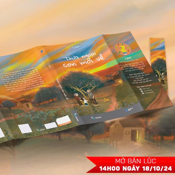 Sách Thưa Ngoại Con Mới Về - Tặng Kèm Bookmark - Lam