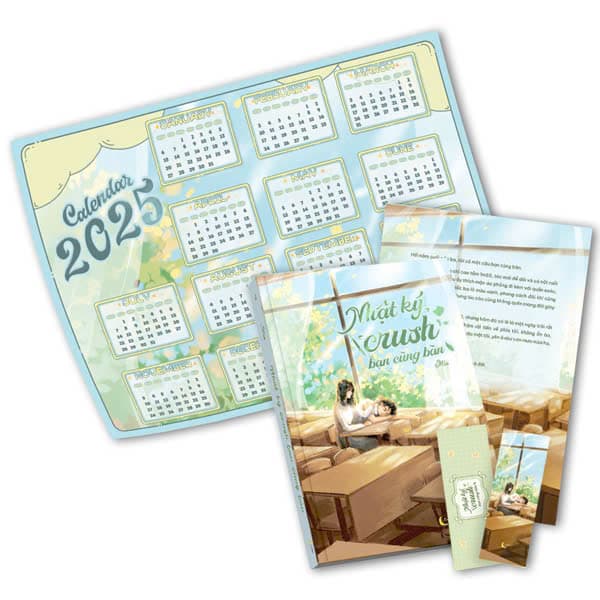 Sách Nhật Ký Crush Bạn Cùng Bàn - Bản Đặc Biệt - Tặng Kèm Bookmark B� - Mía