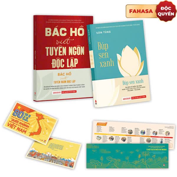 Sách Combo Sách Búp Sen Xanh + Bác Hồ Viết Tuyên Ngôn Độc Lập (Bộ 2 Cu - Sơn Tùng