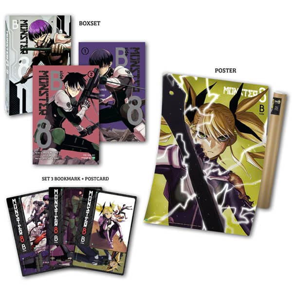 Truyện Tranh Boxset MONSTER #8 - B Side - Tập 1 + Tập 2 (Hộp 2 Tập) - Bản � - Naoya Matsumoto