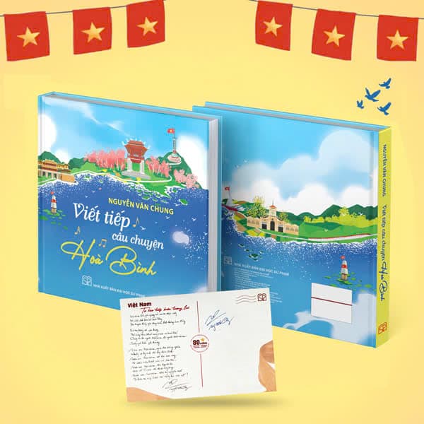 Sách Viết Tiếp Câu Chuyện Hoà Bình - Bìa Cứng - Tặng Kèm Postcard Kèm - Chuyện