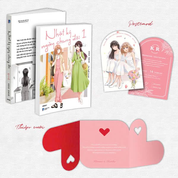 Truyện Tranh Nhật Ký Ngày Chung Đôi - Tập 1 - Tặng Kèm Thiệp Cưới "Ou - Usui Shio
