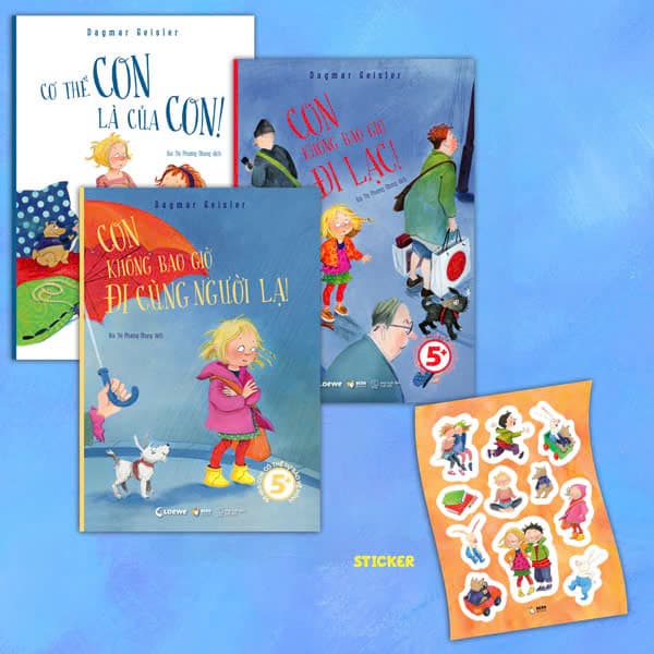 Sách Combo Sách Con Có Thể Tự Bảo Vệ Mình - Con Không Bao Giờ Đi Lạc - Dagmar Geisler