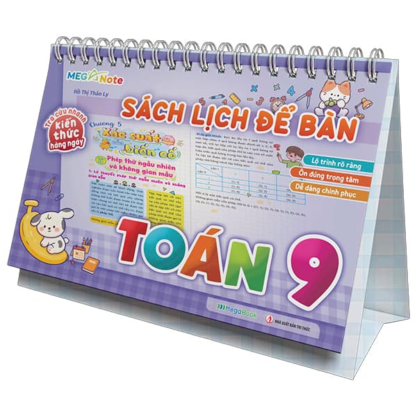 Sách Sách Lịch Để Bàn - Tra Cứu Nhanh Kiến Thức Hàng Ngày - Toán 9 - Tri Thức