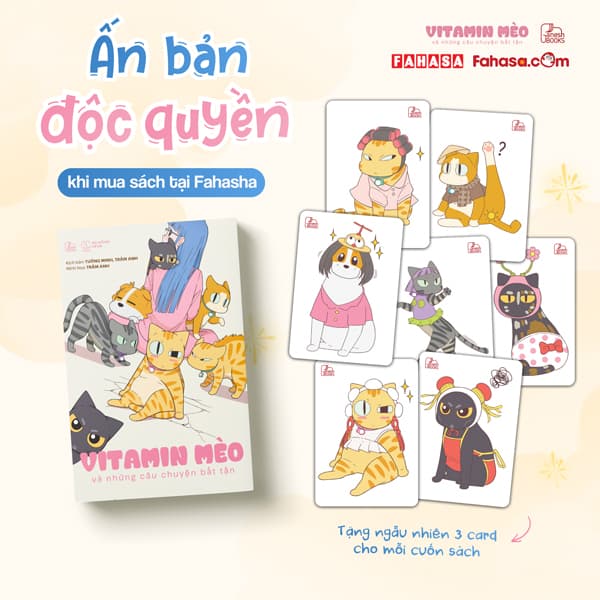 Truyện Tranh Vitamin Mèo Và Những Câu Chuyện Bất Tận - Tặng Kèm Random - Tường Minh