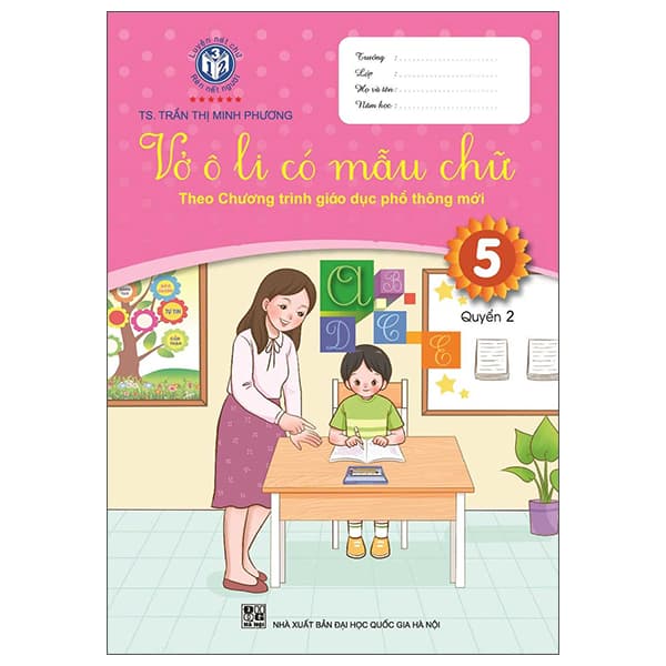 Sách Vở Ô Li Có Mẫu Chữ 5 - Quyển 2 (Tái Bản 2024) - Minh Minh