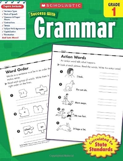Scholastic Success With Grammar, Grade 1 - Scholastic