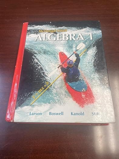 McDougal Littell Algebra 1 (McDougal Littell Mathematics) - McDougal Littell/Houghton Mifflin