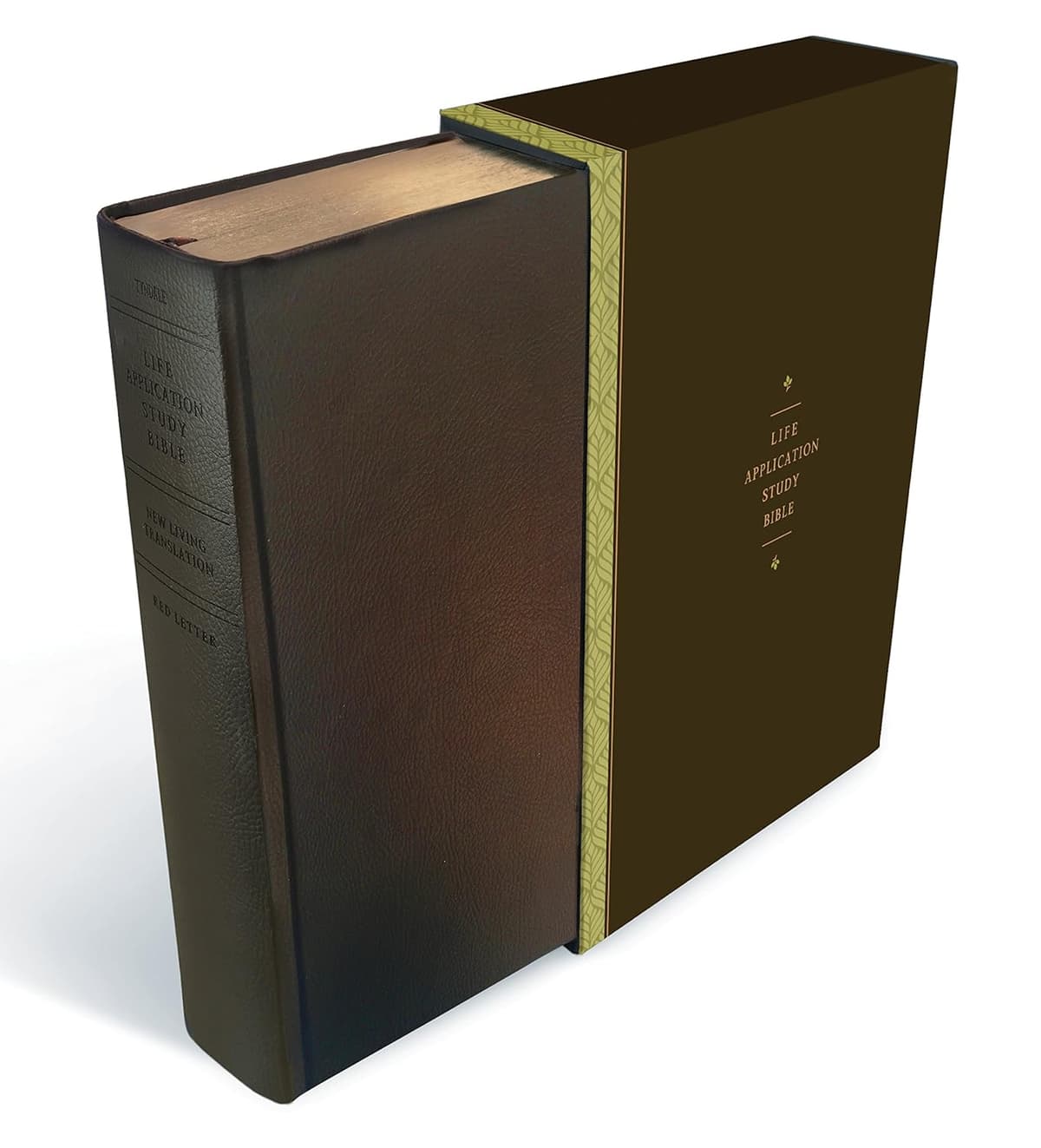 NLT Life Application Study Bible, Second Edition (Hardcover LeatherLike, Espresso) - Tyndale House Publishers
