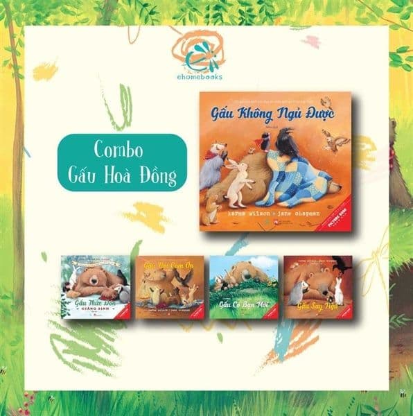 Combo 5 Cuốn Song Ngữ - Gấu Hòa Đồng