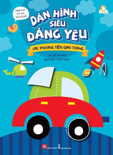 Dán Hình Siêu Đáng Yêu - Các Phương Tiện Giao Thông - Hemma