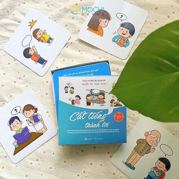 Cất Tiếng Thành Lời - Với 60 Tình Huống Để Bé Nói Lời Chào, Cảm Ơn, Xin Lỗi, Đề Nghị, Chia Sẻ, Nhờ Giúp,... Là Công Cụ Hữu Ích Cho Thầy Cô Và Ba Mẹ Trong Việc Dạy Trẻ Học Diễn Đạt Lời Nói. -