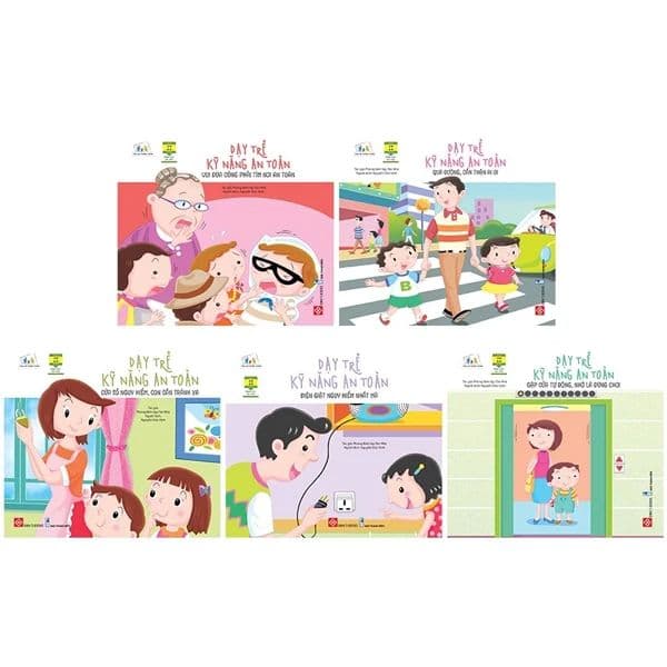 Trọn Bộ Dạy Trẻ Kỹ Năng An Toàn (5 Cuốn) - An Vi