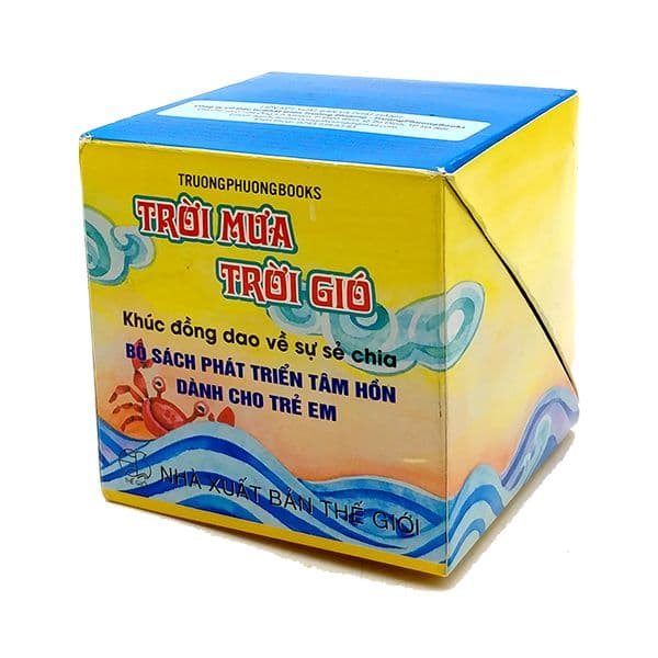 Trời mưa trời gió -Popup hộp vuông