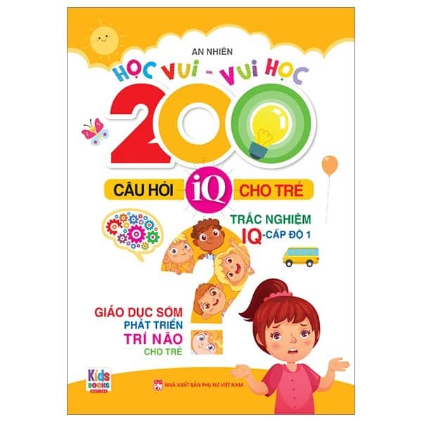 200 Câu Hỏi Iq Cho Trẻ - Cấp Độ 1