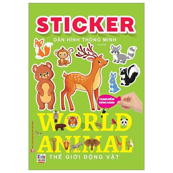 Sticker - Thế Giới Động Vật - Thám Hiểm Rừng Xanh