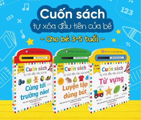 Sách Tự Xóa Thông Minh – Cuốn Sách Tự Xóa Đầu Tiên Của Bé