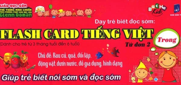 Dạy Trẻ Biết Đọc Sớm: Flash Card Tiếng Việt - Từ Đơn 2