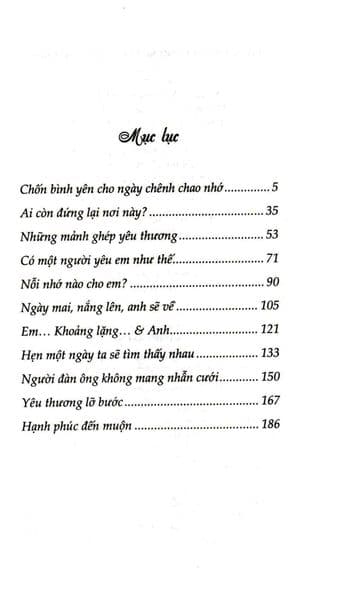 Chốn Bình Yên Cho Ngày Chênh Chao Nhớ - Chà