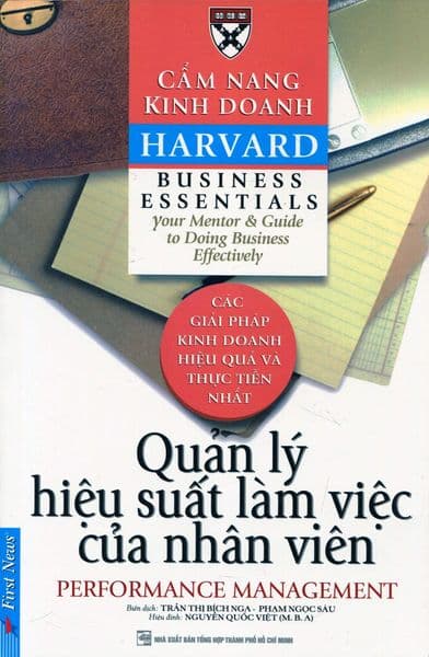 Cẩm Nang Kinh Doanh - Quản Lý Hiệu Suất Làm Việc Của Nhân Viên - Nhân Trí Việt