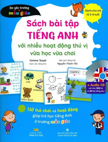 Sách Bài Tập Tiếng Anh Với Nhiều Hoạt Động Thú Vị Vừa Học Vừa Chơi (Kèm 1 CD)