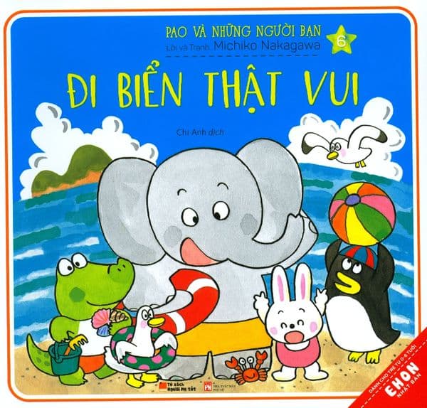 Ehon Nhật Bản - Pao Và Những Người Bạn - Tập 6: Đi Biển Thật Vui - Di Di