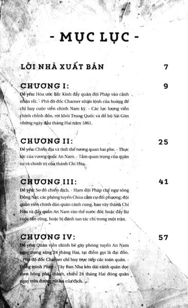 Nam Kỳ Viễn Chinh Ký 1861 - Chì