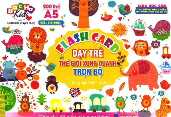 Flash Card Dạy Trẻ Về Thế Giới Xung Quanh - Trọn Bộ (Song Ngữ)