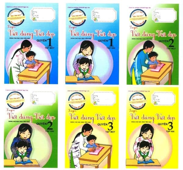 Combo Vui Cùng Chữ Viết - Luyện Viết Đúng - Viết Đẹp - Nhà sách Hoa Sen